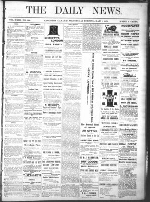 Kingston News (1868), 1 May 1878