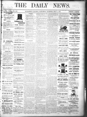 Kingston News (1868), 4 May 1878