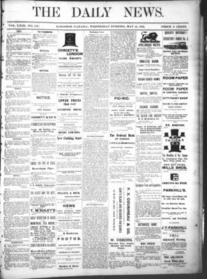 Kingston News (1868), 15 May 1878