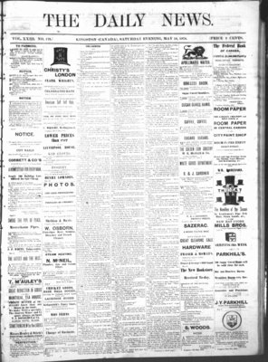 Kingston News (1868), 18 May 1878