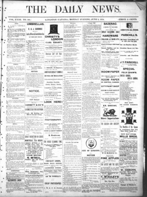 Kingston News (1868), 3 Jun 1878