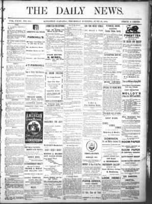 Kingston News (1868), 27 Jun 1878