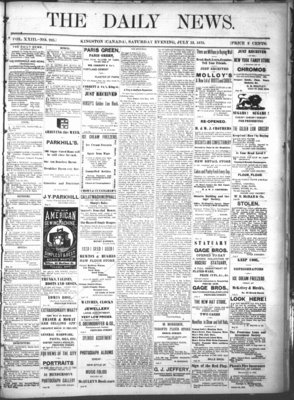 Kingston News (1868), 13 Jul 1878