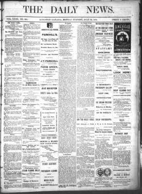 Kingston News (1868), 22 Jul 1878