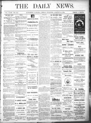 Kingston News (1868), 16 Aug 1878