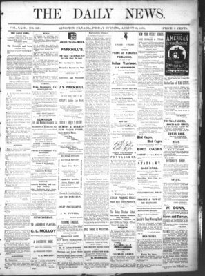 Kingston News (1868), 23 Aug 1878