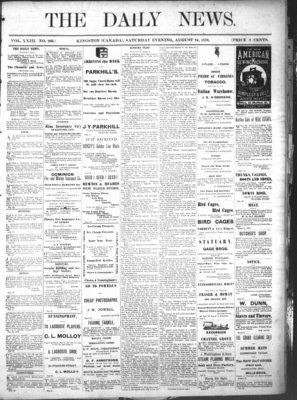 Kingston News (1868), 24 Aug 1878