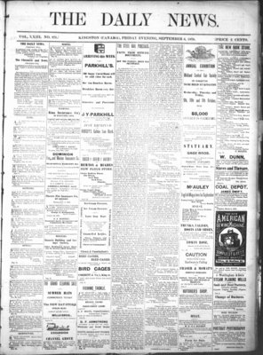 Kingston News (1868), 6 Sep 1878