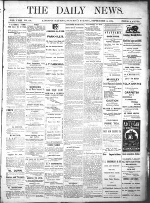 Kingston News (1868), 14 Sep 1878