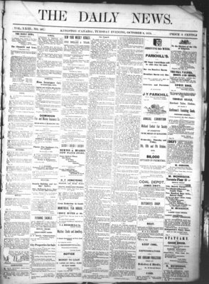 Kingston News (1868), 8 Oct 1878