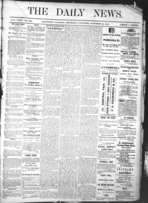 Kingston News (1868), 10 Oct 1878