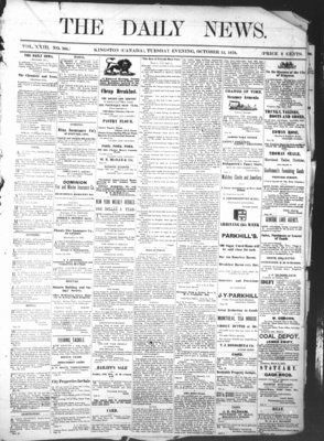 Kingston News (1868), 15 Oct 1878