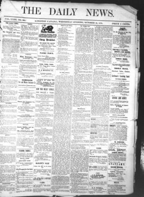 Kingston News (1868), 16 Oct 1878