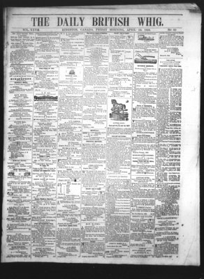 Daily British Whig (1850), 23 Apr 1858