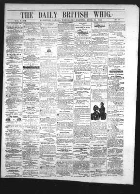 Daily British Whig (1850), 28 Apr 1858