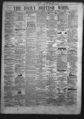 Daily British Whig (1850), 1 Oct 1858