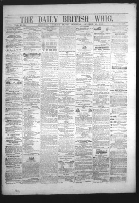 Daily British Whig (1850), 29 Oct 1858