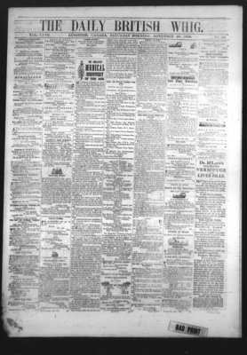 Daily British Whig (1850), 20 Nov 1858