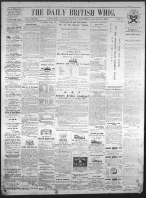 Daily British Whig (1850), 10 Jan 1870