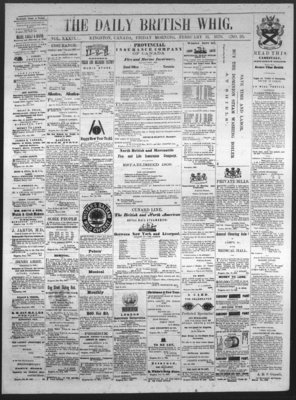 Daily British Whig (1850), 11 Feb 1870