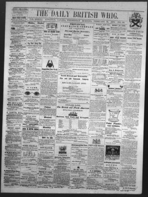 Daily British Whig (1850), 16 Feb 1870