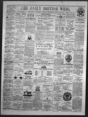 Daily British Whig (1850), 25 Feb 1870