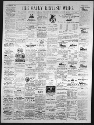 Daily British Whig (1850), 3 Aug 1870