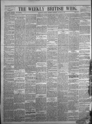 Daily British Whig (1850), 23 Jan 1868