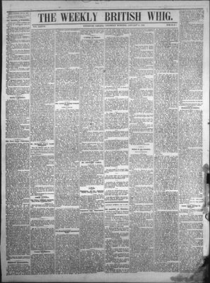 Daily British Whig (1850), 30 Jan 1868