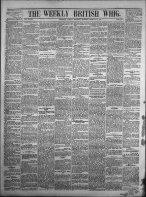 Daily British Whig (1850), 6 Feb 1868