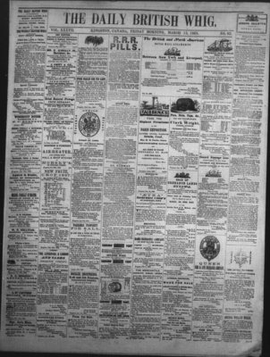 Daily British Whig (1850), 13 Mar 1868