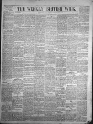 Daily British Whig (1850), 4 Jun 1868