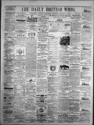 Daily British Whig (1850), 1 Aug 1868