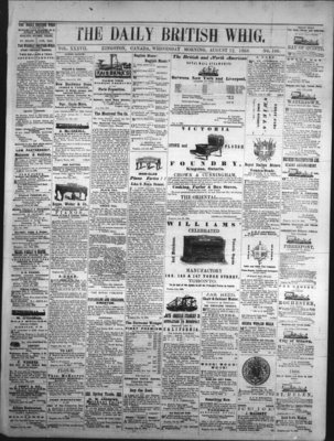 Daily British Whig (1850), 12 Aug 1868