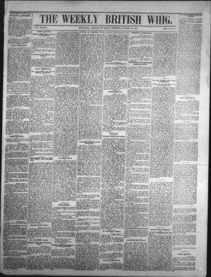 Daily British Whig (1850), 13 Aug 1868