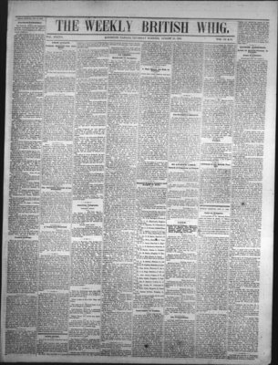 Daily British Whig (1850), 20 Aug 1868