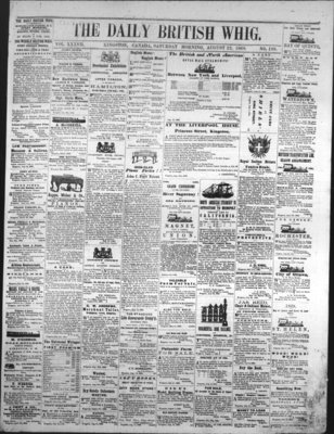 Daily British Whig (1850), 22 Aug 1868