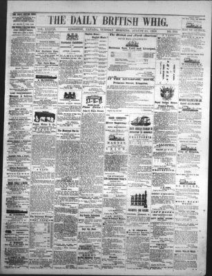 Daily British Whig (1850), 25 Aug 1868