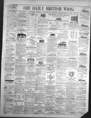 Daily British Whig (1850), 30 Sep 1868