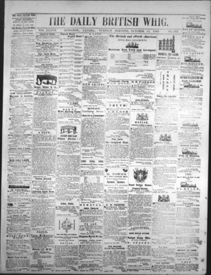 Daily British Whig (1850), 13 Oct 1868