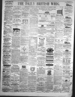 Daily British Whig (1850), 9 Nov 1868