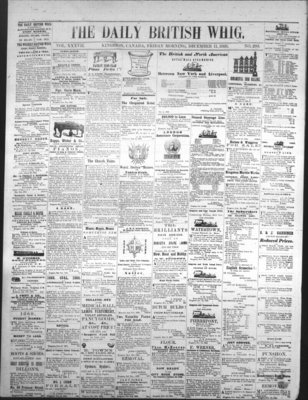 Daily British Whig (1850), 11 Dec 1868