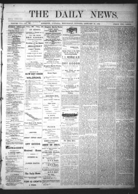 Kingston News (1868), 17 Jan 1872