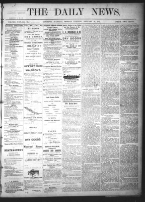 Kingston News (1868), 22 Jan 1872