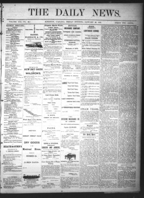 Kingston News (1868), 26 Jan 1872