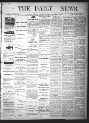 Kingston News (1868), 30 Jan 1872