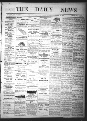 Kingston News (1868), 13 Feb 1872