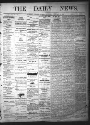 Kingston News (1868), 27 Feb 1872