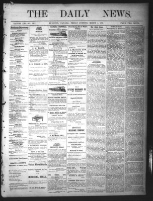 Kingston News (1868), 1 Mar 1872