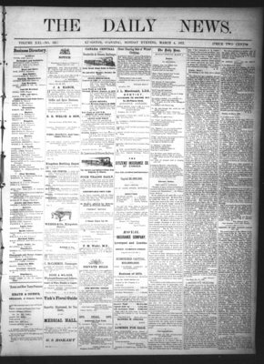 Kingston News (1868), 4 Mar 1872